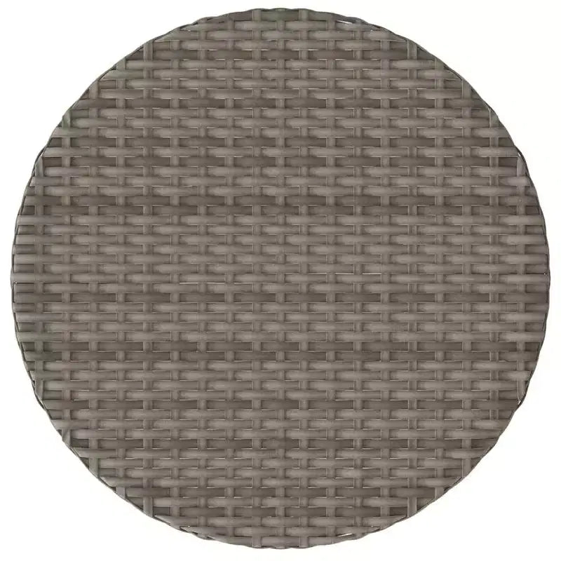 vidaXL Ensemble de bistro 3 pièces avec coussins en résine tressée marron