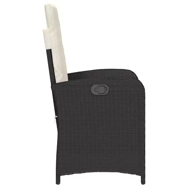 vidaXL Ensemble bistrot avec coussins, mobilier de jardin 3 pièces en résine tressée
