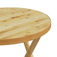vidaXL Ensemble de bistrot pliant avec coussins Table et chaises d'extérieur 3 pcs Bambou