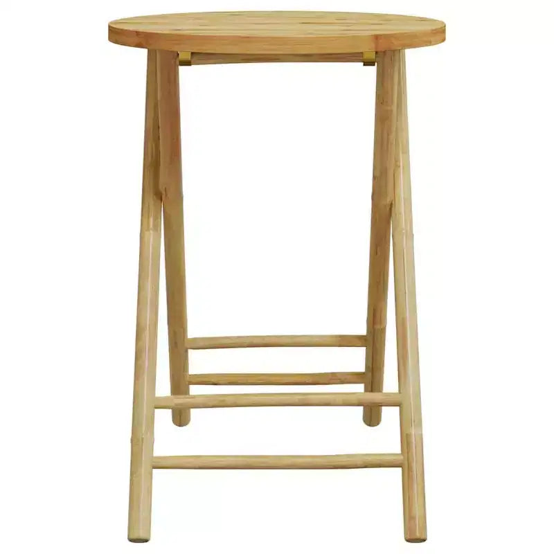 vidaXL Ensemble de bistrot pliant avec coussins Table et chaises d'extérieur 3 pcs Bambou