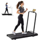 Tapis de course Okak sans bras avec capacité de 90 kg, tapis de course portable 3-EN-1, tapis de course compact pour coureurs de tout âge