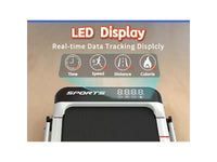 Tapis de course 3-EN-1 Okak sous le bureau avec télécommande et écran LED, tapis de course pliable avec inclinaison, tapis de marche avec barre de maintien