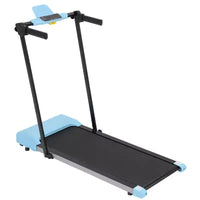 Tapis roulant pliable léger Okak avec bras, tapis roulant portable avec écran LED, tapis de marche pour la maison et le bureau