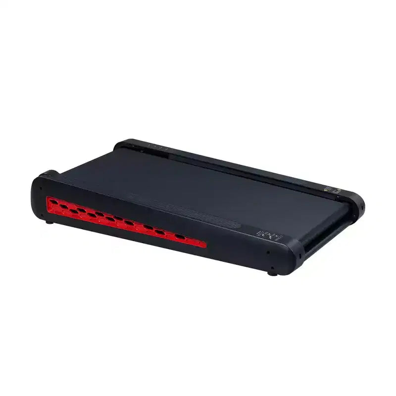 Tapis de course Okak Walking Pad avec 7 niveaux d'inclinaison, tapis de course pliable avec moteur 2,55 CV et écran LED, tapis de course sous bureau pour la maison et le bureau, noir+gris