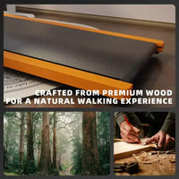 Tapis de marche incliné à 6 % Okak avec écran LED, tapis de course sous le bureau avec support vertical, tapis de course portable pour la maison, le bureau, noir