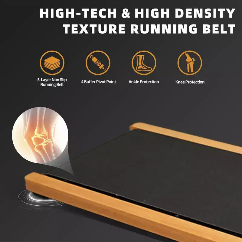 Tapis de marche incliné à 6 % Okak avec écran LED, tapis de course sous le bureau avec support vertical, tapis de course portable pour la maison, le bureau, noir
