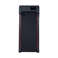 Tapis de course Okak Walking Pad avec 8 niveaux d'inclinaison, tapis de course sous le bureau avec télécommande et écran LED, tapis de course portable pour la maison, noir et gris