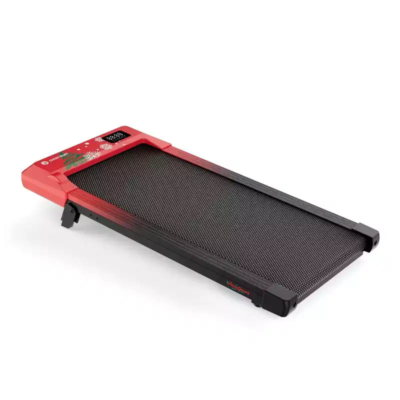 Tapis de course pliable connecté DeerRun Q2 Édition Noël, pour la maison et la course légère, inclinaison de 7 %