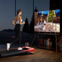 DeerRun Édition Q2 Tapis de course intelligent incliné à 7 % pour la maison et la course légère, cadeau de Saint-Valentin