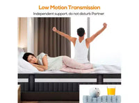 Matelas en mousse à mémoire de forme gel 14 pouces King Fermeté moyenne, Matelas pour le soulagement de la pression et un sommeil frais Certifié CertiPUR-US