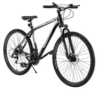 VTT 29 pouces avec suspension avant, cadre en aluminium 21 vitesses avec double frein à disque
