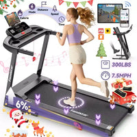 Tapis roulant en solde, Dégagement de tapis roulants, Tapis roulant électrique pliable pour la course et la marche, Tapis roulant portable pour un usage domestique, 12 km/h, Applications intelligentes