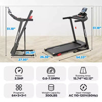 Tapis de course pour la maison, tapis de course pliable portable avec inclinaison réglable, contrôle par application, 64 programmes, capacité de 136 kg, 12 km/h, course, marche, jogging