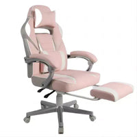Chaise gaming grande taille avec repose-pieds, chaise inclinable d'ordinateur de bureau ergonomique à dossier haut pour adultes, 22 P x 27 L x 50 H pouces