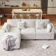 Oversized Modular Sectional Sofa,4/6 Seater Sectional Couch,104 L/136 U Shaped Sofa with Movable Ottoman,Convertible Modular Couch for Living Room
