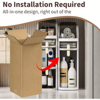 Meuble de rangement ultra-fin à roulettes - Organisateur étroit et mince à 3 niveaux pour petits espaces, tiroirs transparents, ABS+PP étanche et robuste