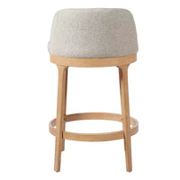 Tabourets de bar rembourrés Christopher Knight Home Shinji en hévéa (lot de 2)