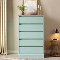 Commodes à 5 tiroirs pour chambre à coucher, commode de rangement avec tiroirs profonds, grande commode double pour placard avec plateau large, grande commode en bois pour chambre.