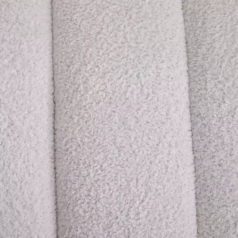 Okak Banc de lit sans accoudoirs moderne 69,7" capitonné à canaux, pouf repose-pieds en chenille, banc d'entrée pour salon, chambre