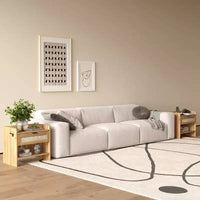 Lot de 2 tables de chevet en rotin avec station de recharge, table de nuit boho avec tiroir et étagère ouverte pour chambre, salon et bureau