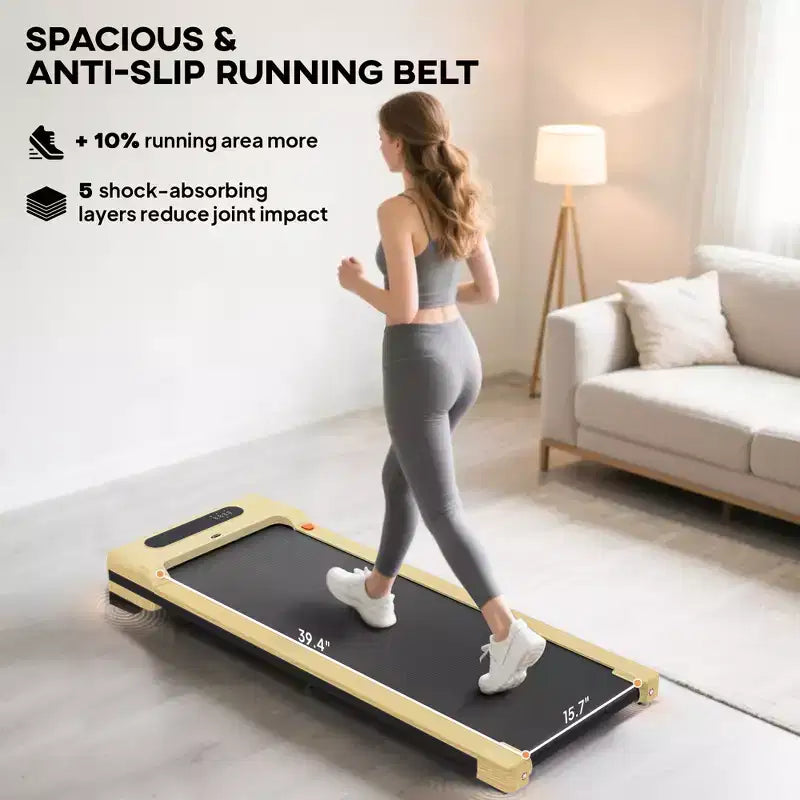 Tapis de marche 2,5 CV Moteur silencieux Portable Sous le bureau pour le bureau à domicile