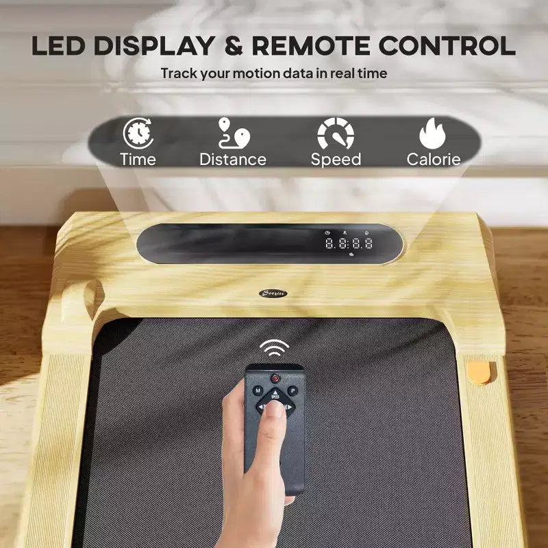 Tapis de marche 2,5 CV Moteur silencieux Portable Sous le bureau pour le bureau à domicile