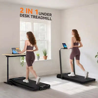 Tapis roulant pliable pour la maison avec inclinaison Moteur silencieux de 2 CV Tapis de course compact avec écran LED