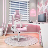 TUYOHW Chaise de jeu pivotante de 136 kg avec hauteur réglable, oreiller lombaire et appui-tête, roulettes, fauteuil de bureau ergonomique pour le bureau et la maison
