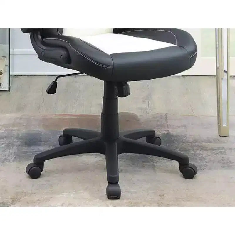 Chaise gaming pivotante TUYOHW à hauteur réglable et roulettes, chaises de bureau ergonomiques, chaise de jeu vidéo pour le bureau et la maison, chaise de loisirs rembourrée