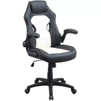 Chaise gaming pivotante TUYOHW à hauteur réglable et roulettes, chaises de bureau ergonomiques, chaise de jeu vidéo pour le bureau et la maison, chaise de loisirs rembourrée