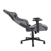 Chaise de jeu ergonomique TUYOHW XL, pivotante à 360°, avec oreillers pour la tête et les lombaires, inclinable de 90 à 150° pour bureau et maison, charge maximale de 158 kg, grise