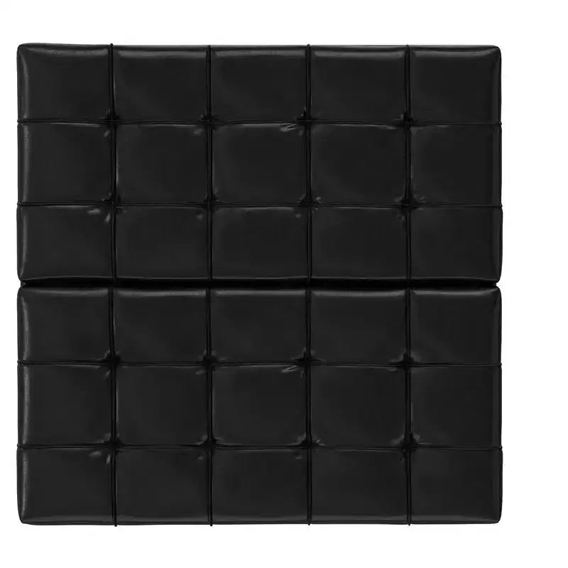 Elliot Grande table basse carrée pouf de rangement 40 pouces de large