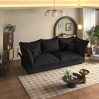 Canapé modulaire sectionnel, canapé profond avec grands oreillers, canapé-lit rembourré pour appartement, salon, hôtel, studio, bureau