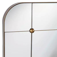 Miroir mural segmenté Uttermost Placid 24x38, or vieilli