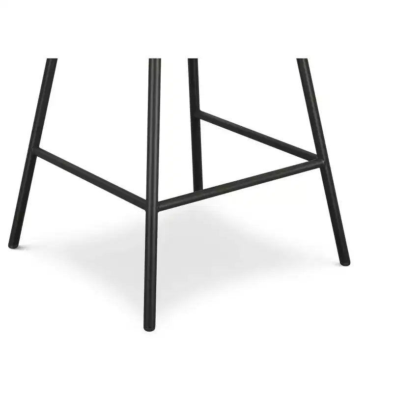 Tabouret de comptoir pivotant moderne contemporain Meredith (lot de 2) en lin polyester