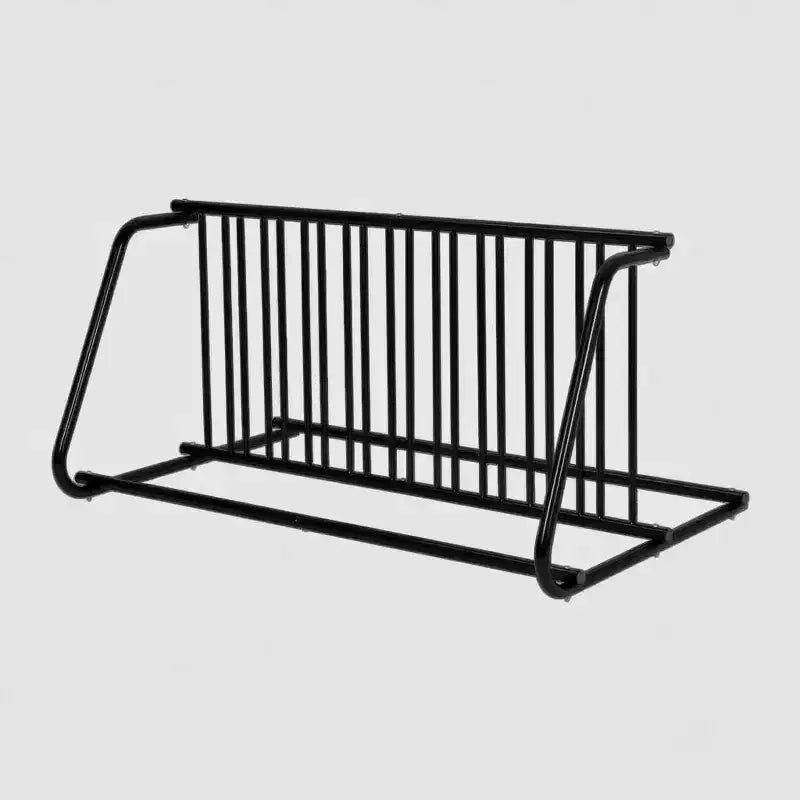 Support à vélos commercial robuste, support de rangement autoportant pour 10 vélos, organisateur en acier pour garage, école, magasin, extérieur, noir