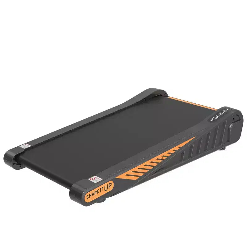 Tapis de course Walking Pad Whisen sous le bureau, appareil d'exercice à domicile avec inclinaison pour petit espace - Noir