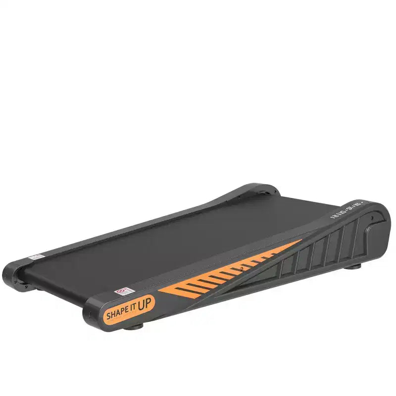 Tapis de course Walking Pad Whisen sous le bureau, appareil d'exercice à domicile avec inclinaison pour petit espace - Noir