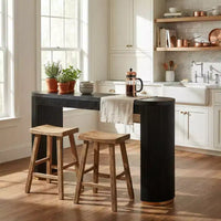 Christopher Knight Home Greta Farmhouse Counter Height Fluted Dining Table