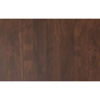 Table basse contemporaine Oakcrest en bois de manguier massif, motif polygonal, largeur 86 cm, entièrement assemblée