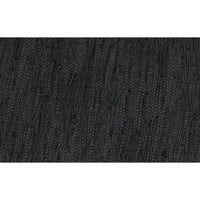 Pouf bohème Garcia 76 cm en cuir tressé véritable, assemblé
