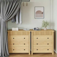 Commode de chambre table de chevet, coffre à tiroirs en bois, table de bout cannelée, organiseur de rangement pour salon, couloir et entrée
