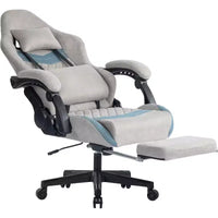 BALHAM TRADE-Chaise de bureau avec support lombaire réglable, appui-tête, repose-pieds et accoudoir à liaison pour personnes de grande taille