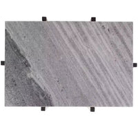 Table d'appoint Aloha en marbre - ACC3748 - Gris/Noir - Safavieh
