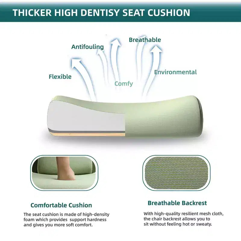 Chaise de bureau ergonomique TUYOHW avec repose-pieds rétractable, chaise gaming avec coussin de soutien lombaire et accoudoirs rembourrés, chaise pivotante pour le bureau