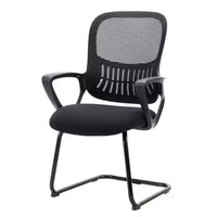 TUYOHW Chaise de Bureau Ergonomique avec Assise Rembourrée, Chaise Gaming avec Accoudoir et Support Lombaire, Chaises d'Ordinateur pour Salle de Lecture, Noir