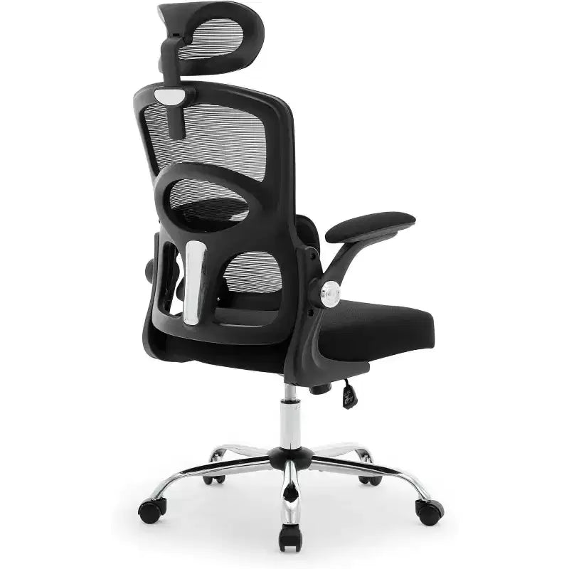 COZONY Chaise de bureau ergonomique - Chaise de bureau en maille avec roulettes, chaise de jeu d'ordinateur à dossier haut avec appuie-tête réglable, chaise de travail pivotante à roulettes