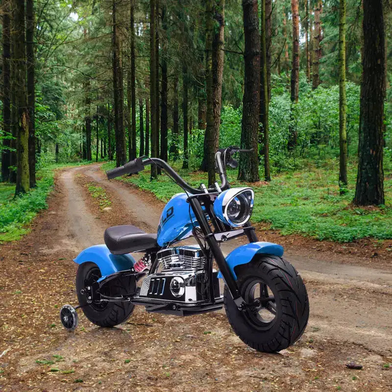 Coolmee Moto cross électrique 36V pour enfants, 3 modes de vitesse, accélérateur à poignée tournante, frein à disque arrière, double suspension, phare LED, moto à enfourcher