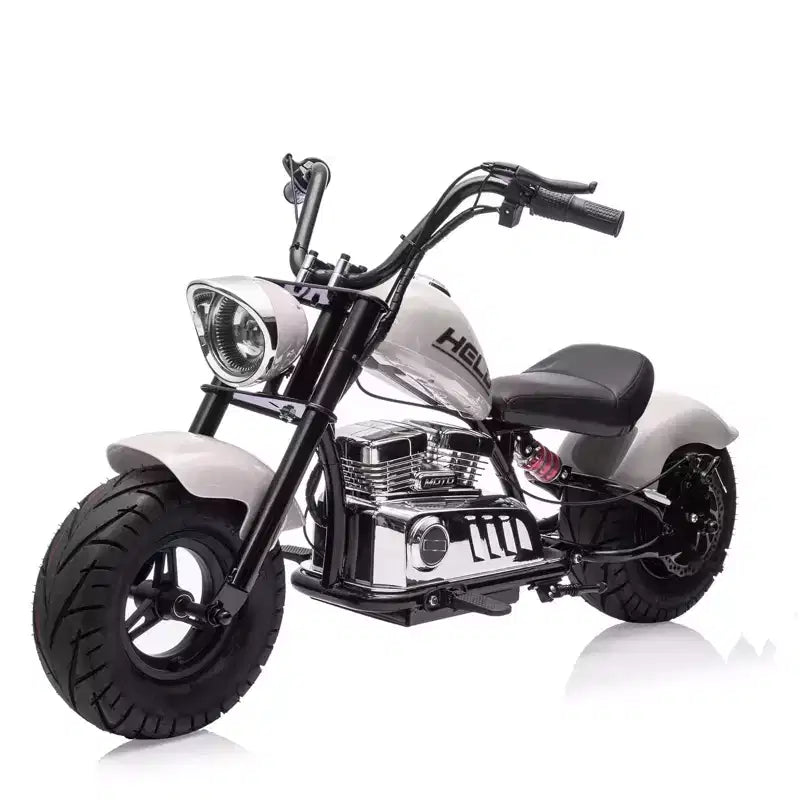 Coolmee Moto cross électrique 36V pour enfants, 3 modes de vitesse, accélérateur à poignée tournante, frein à disque arrière, double suspension, phare LED, moto à enfourcher