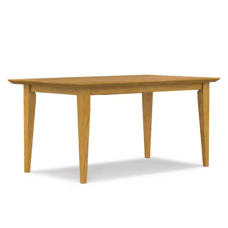 Table à manger extensible rectangulaire contemporaine Fairway 60-76 pouces x 36 pouces